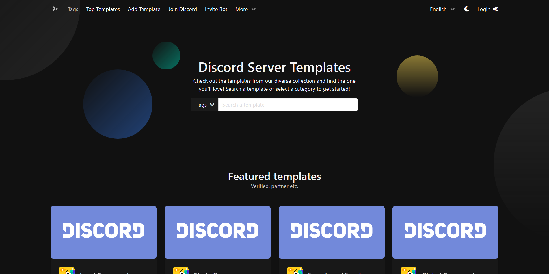 Discord Server Templates