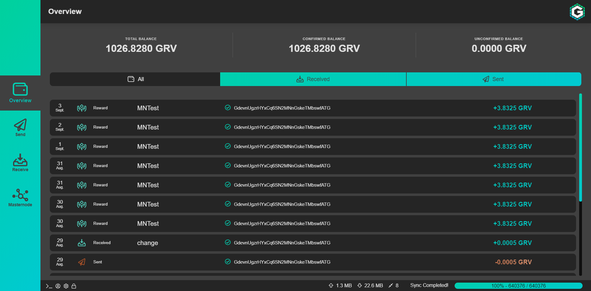 Gravium Wallet